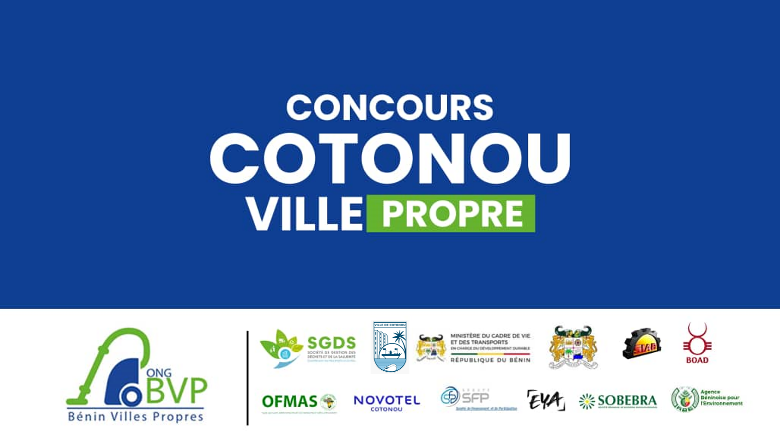 VISUEL COTONOU VILLE PROPRE